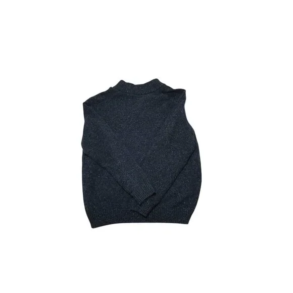 IZOD Men's Size - XL 1/4 Henley Blue Sweater - Picture 4 of 5